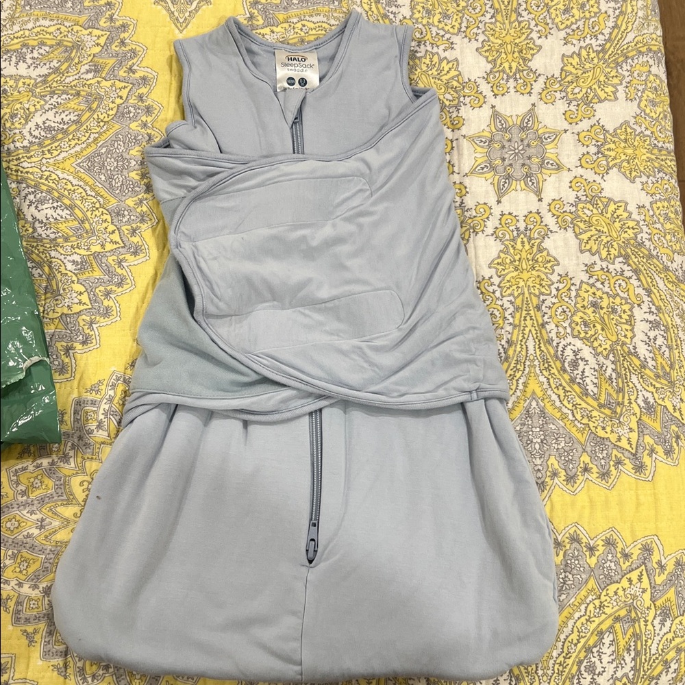 Halo SleepSack in Soft Baby Blue NB 0-3 mos.